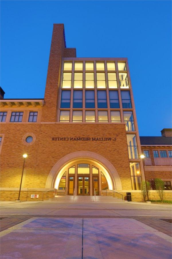 Exterior photo of Seidman College of Business